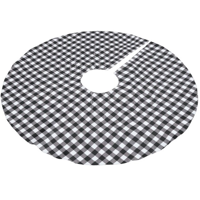 Buffalo-rutig Julgransmatta Borstad Polyester (Vinklad)