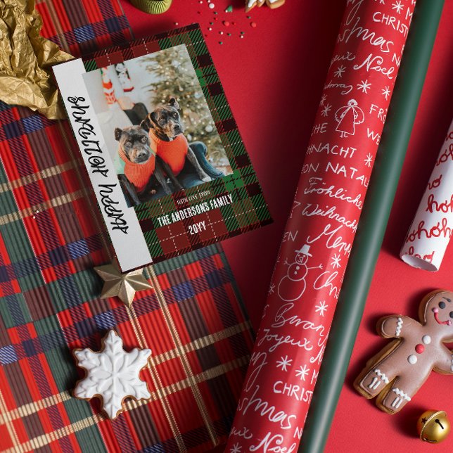 Buffalo-rutig julkort (Skapare uppladdad)