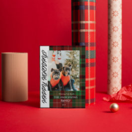 Buffalo-rutig julkort