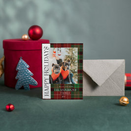 Buffalo-rutig julkort