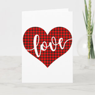 Buffalo-rutig Leopardy Love Heart Present Till Hen Kort