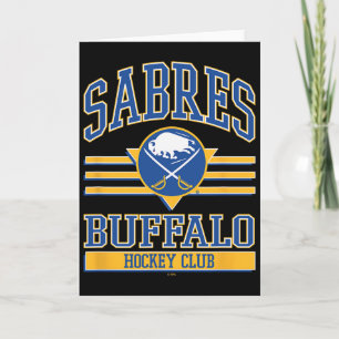 Buffalo Sabres Hockey Club Svart Officiellt Licens Kort