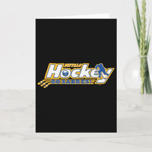 Buffalo Sabres Hockey Svart Officiellt Licensierad Kort