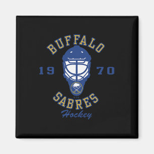 Buffalo Sabres ishockeymask grå Nhl officiellt lic Magnet