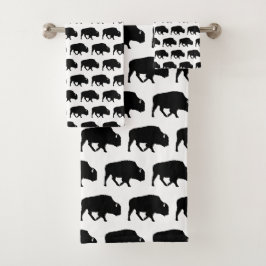 Buffalo Silhouette Mönster Graphic