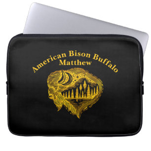 Buffalo Siluett Med Berg Design Laptop Fodral