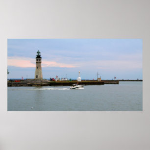 Buffalo Sjö Erie Lighthouse Poster