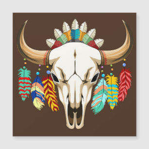 Buffalo skalle Native American emblem