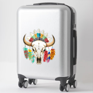 Buffalo Skalle Native American Emblem Klistermärken