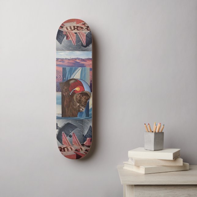 Buffalo Skateboard (Väggkonst)