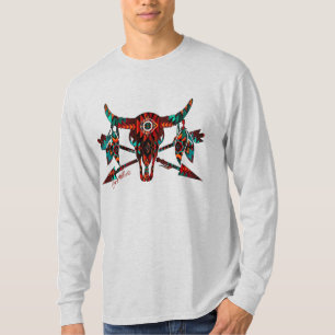 Buffalo Skull och pilar T-Shirt