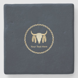 Buffalo Skull Stenunderlägg