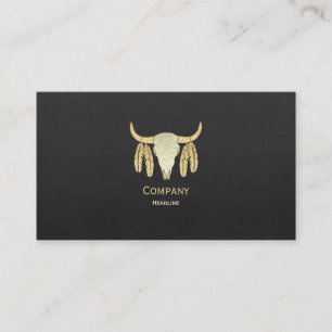 Buffalo Skull Visitkort