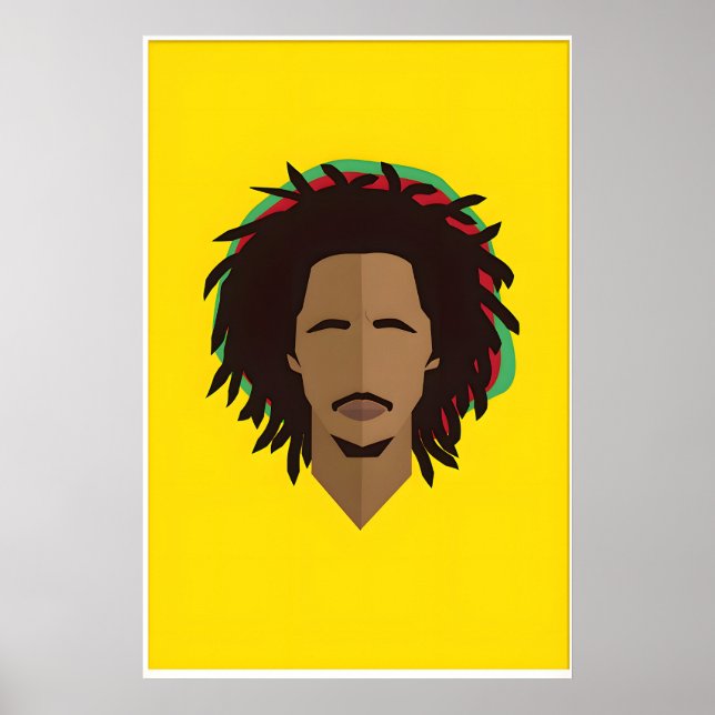 Buffalo Soldier Inspirerad Original Ikon Design Poster (Framsidan)
