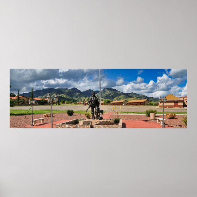 Buffalo Soldier på Kant i gammal post - 12 x 36 Poster (Framsidan)
