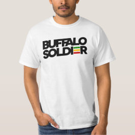 Buffalo Soldier Rasta Färg Reggae T Shirt