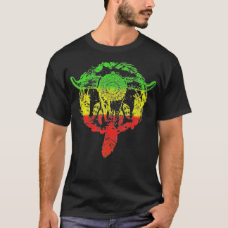 Buffalo Soldier Rastafari T Shirt