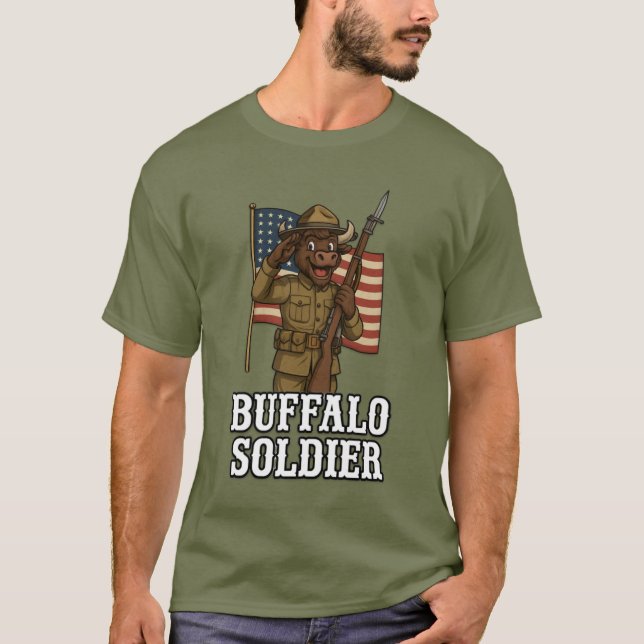 Buffalo Soldier T Shirt (Framsida)