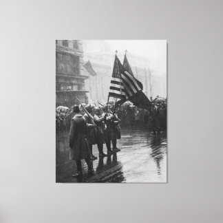 Buffalo Soldiers 367:e Infantry African American Canvastryck