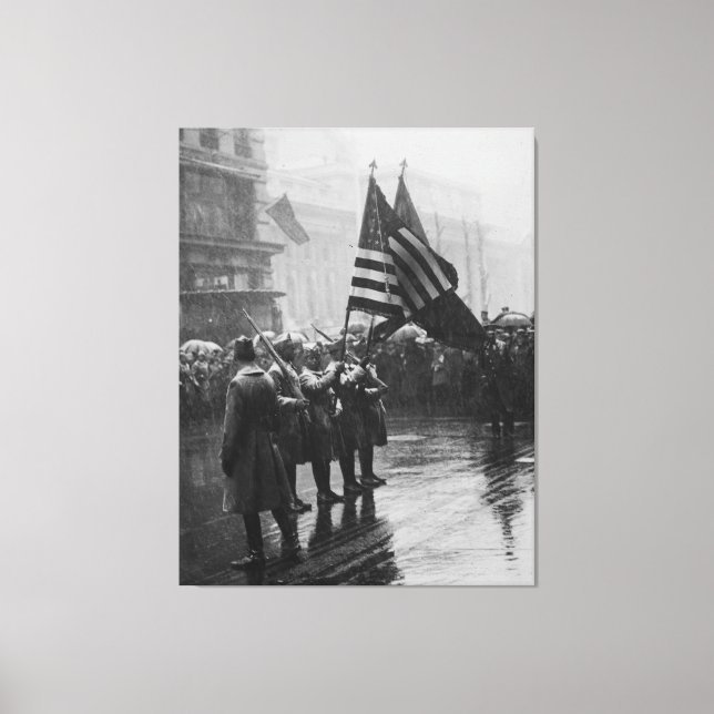 Buffalo Soldiers 367:e Infantry African American Canvastryck (Framsida)