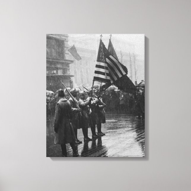 Buffalo Soldiers 367:e Infantry African American Canvastryck (Framsida)