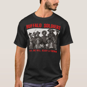 Buffalo Soldiers 9th and 10th Cavalry African Amer T Shirt