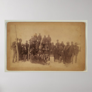 Buffalo Soldiers från den 25:e infanteriet Poster