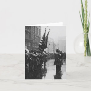 "Buffalo" Soldiers Return Färg - 1919 Kort