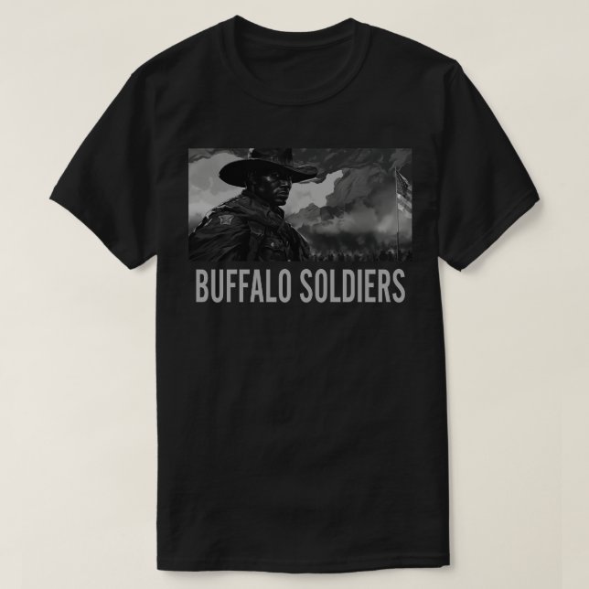 BUFFALO SOLDIERS Solider 1 T Shirt (Design framsida)