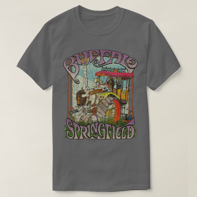 Buffalo Springfield 1966 T Shirt (Design framsida)