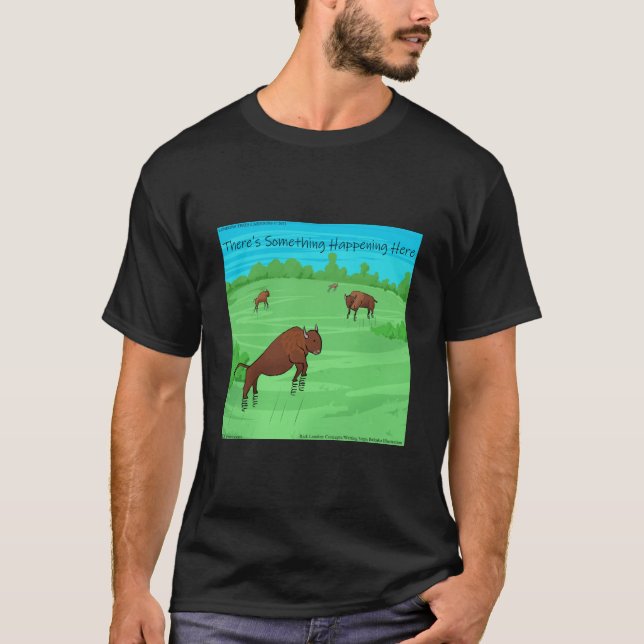 Buffalo Springfield Punny Rick London Unixex Tees T Shirt (Framsida)