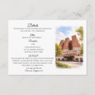 Buffalo Statler Detaljer Invitation Insats Tilläggskort