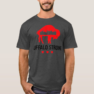 Buffalo Strong Pray for Buffalo US American Flagga T Shirt