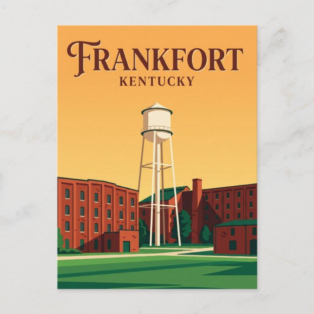 Buffalo Trace Destilleri USA Vykort (Framsida)