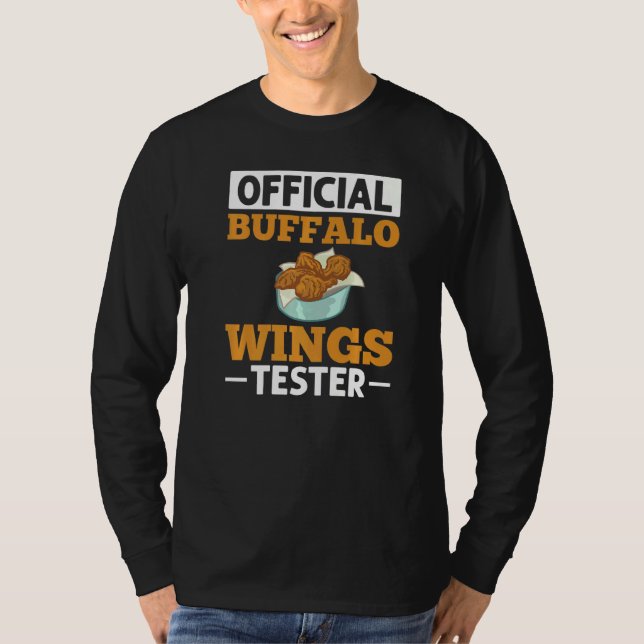 Buffalo Vingar Fried Chicken Hett Vinge Sauce 3 T Shirt (Framsida)