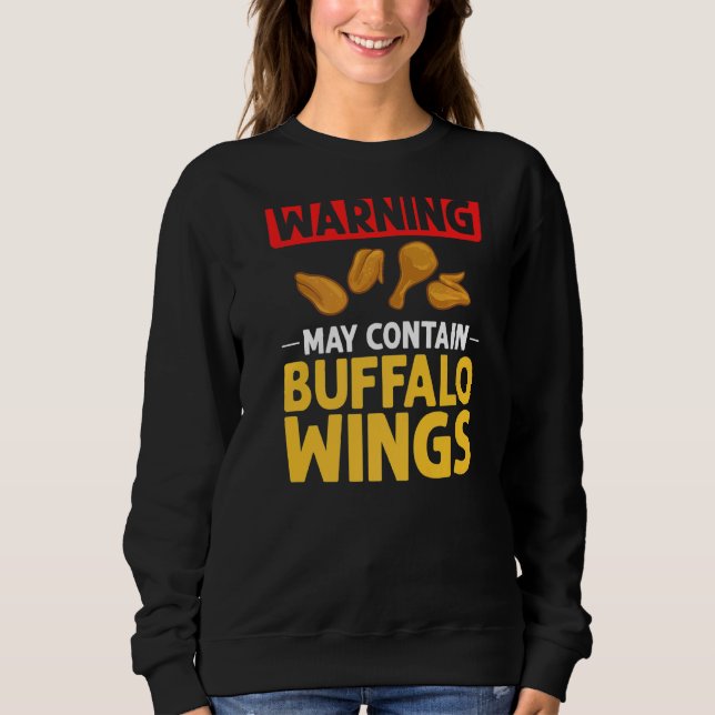 Buffalo Vingar Fried Chicken Hett Vinge Sauce T Shirt (Framsida)