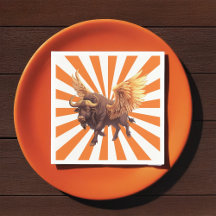 Buffalo Vingar med Orange Starburst
