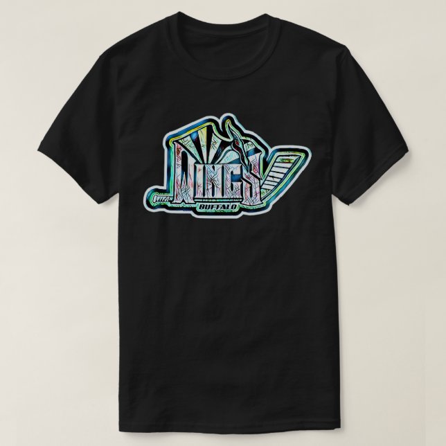 Buffalo Vingar Roller Hockey T Shirt (Design framsida)