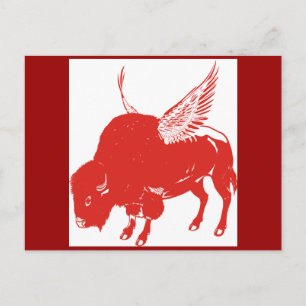 Buffalo Vinge Vykort