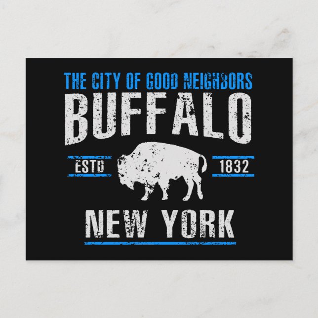 Buffalo Vykort (Framsida)