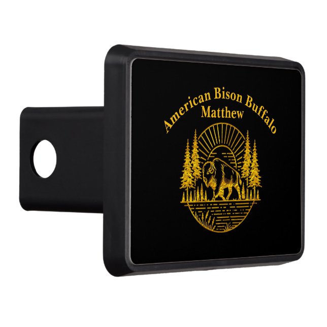 Buffalo Walking vid Sunset Dragkroksskydd (Höger)