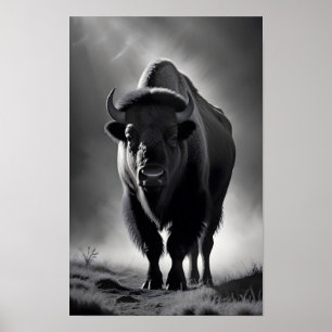 Buffalo Wildlife Majestic Natature Life Tapet Poster