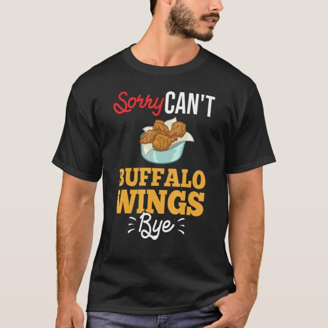 Buffalo Wings Stekt Kyckling Het Vingsås 3 T Shirt (Framsida)