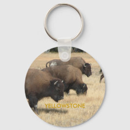 Buffalo Yellowstone Keychain Nyckelring