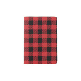 Buffalocheck plaid mönster passfodral