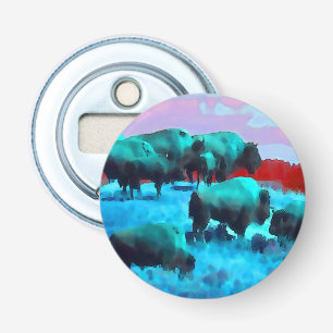 Buffaloes-knapp Flasköppnare