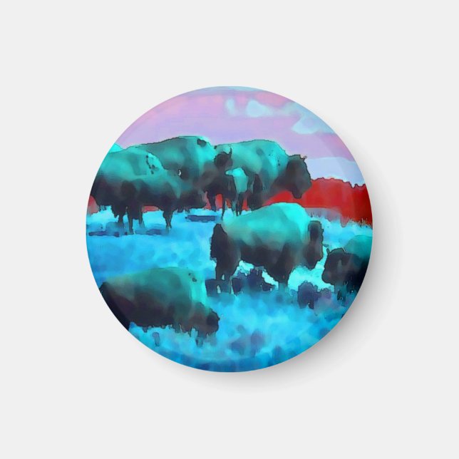 Buffaloes Magnet (Framsidan)