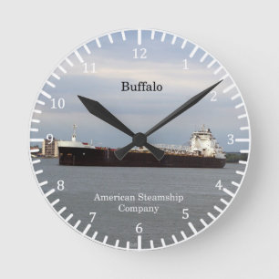 Buffaloklocka Rund Klocka