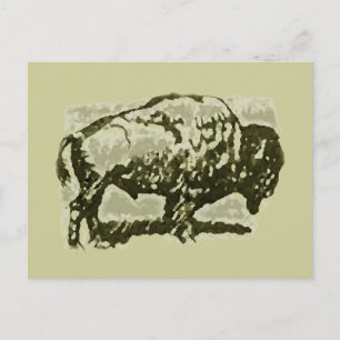 Buffalokonst Vykort