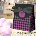 Buffalokontroll - Svart och Lila - 3 x 1,5 x 3,25  Presentaskar<br><div class="desc">Svart och lila buffel kryssar för tält. Text är anpassade. Om du användor knappen Redigera design/verktyg kan du även lägga till egna bilder/foton. Andra storleka färgrutor,  former och kartonger. Se Samling av alla rutstorlekar och buffel,  markera färg här: https://www.zazzle.com/collections/119842043554925619</div>